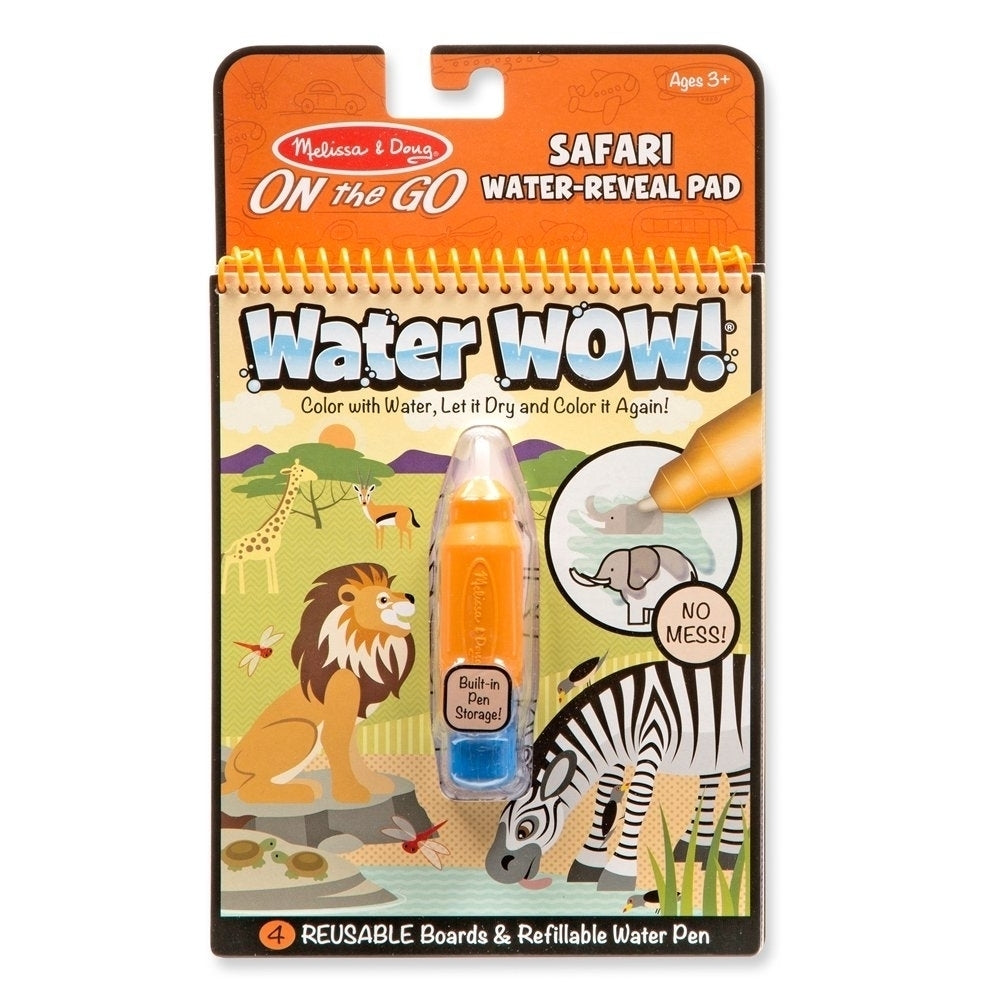 MELISSA & DOUG WATER WOW - SAFARI WATER REVEAL PAD - Toyworld Frankston