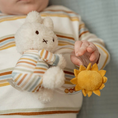 MIFFY VINTAGE STRIPES RING RATTLE - Toyworld Frankston