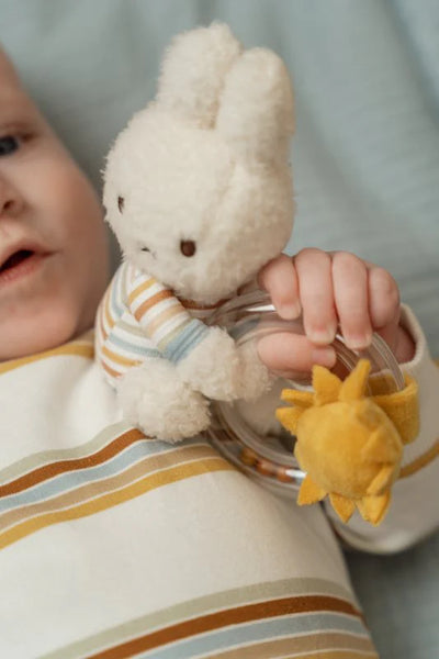 MIFFY VINTAGE STRIPES RING RATTLE - Toyworld Frankston