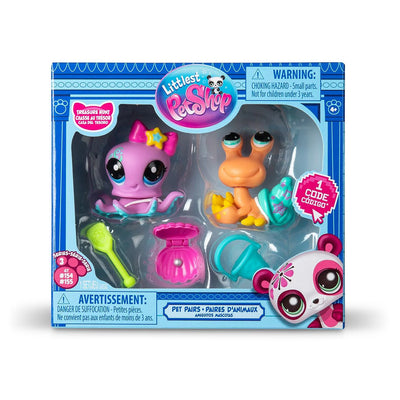 LITTLEST PET SHOP SERIES 3 - 2  FIGURE PACK #154 & #155 TREASURE HUNT - Toyworld Frankston