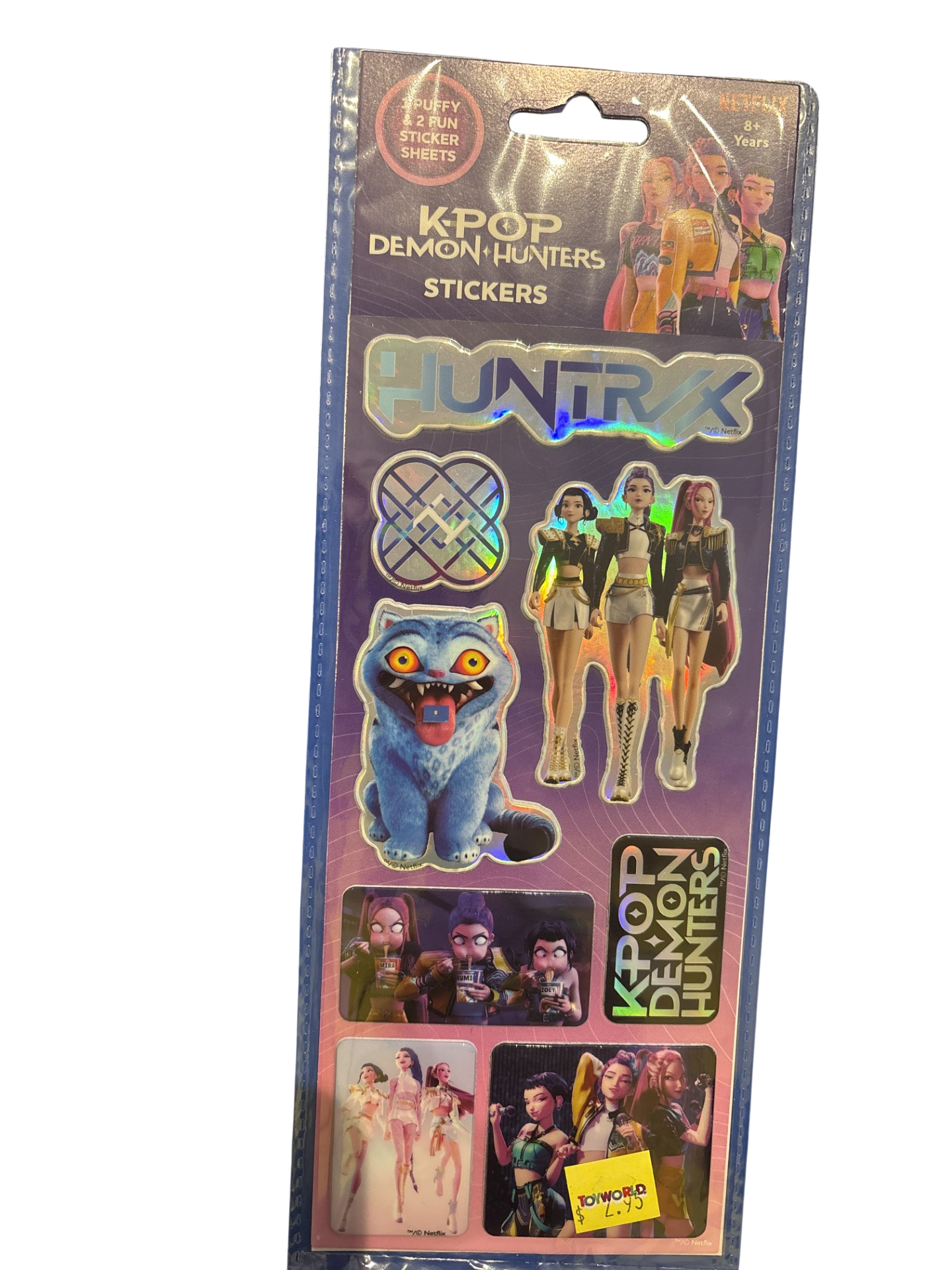 K-POP DEMON HUNTERS - 3 PACK PUFFY STICKERS
