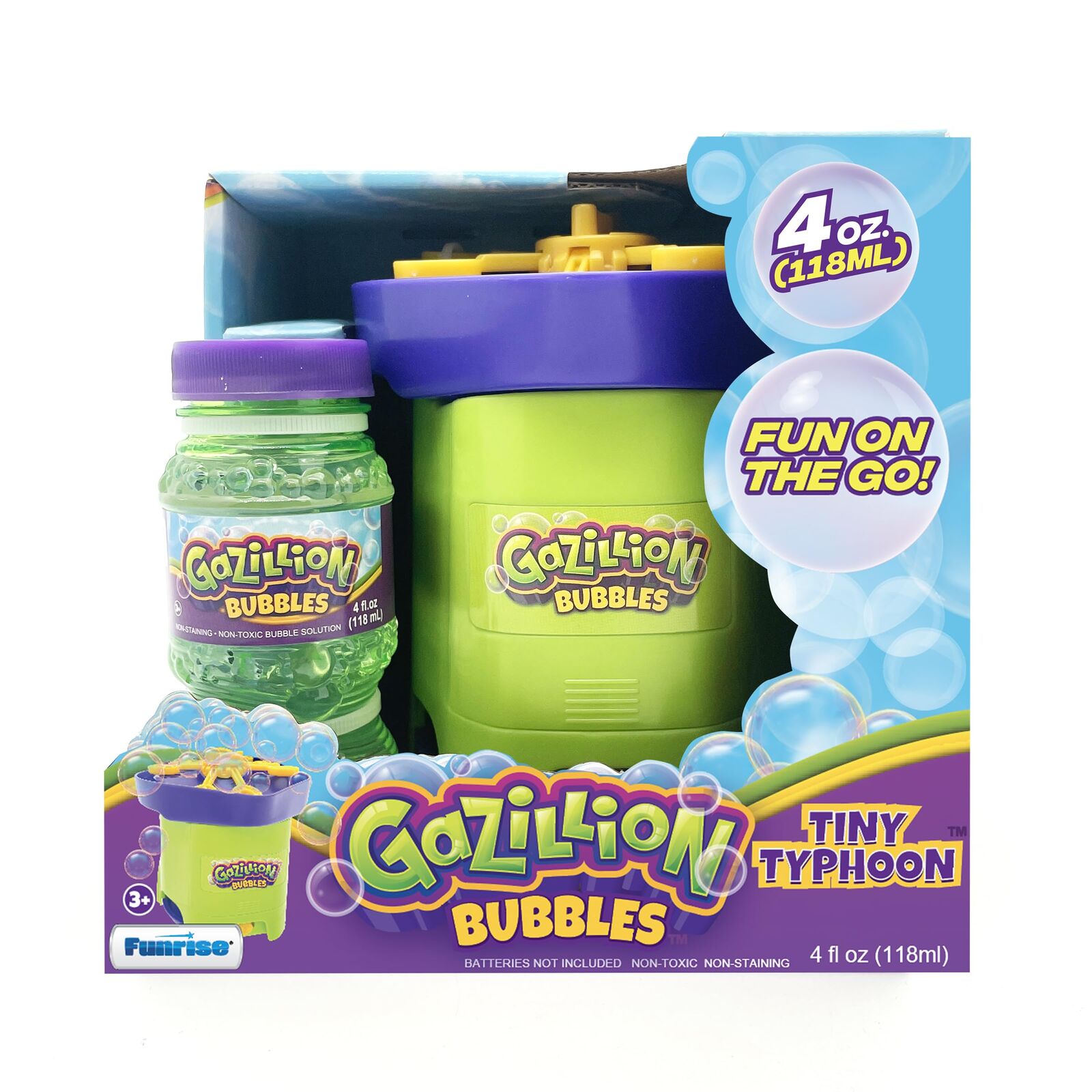 GAZILLION BUBBLES - TINY TYPHOON BUBBLE MACHINE - Toyworld Frankston