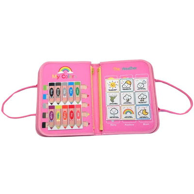 MAGIC SENSORY - BUSY BOARDS PINK - Toyworld Frankston