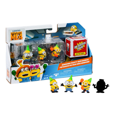 DESPICABLE ME 4  - MINIONS PARTY BUS BUNCH - Toyworld Frankston