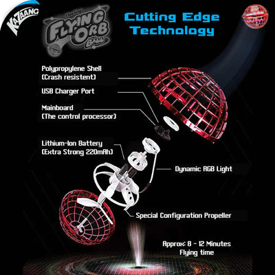KAZAANG FLOATING FLYING ORB BALL - RED