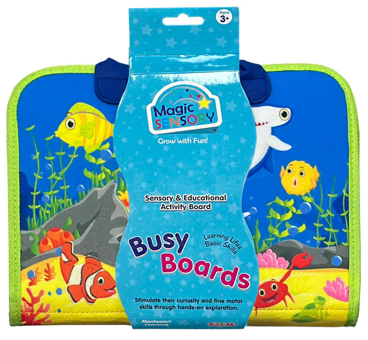 MAGIC SENSORY - BUSY BOARDS BLUE - Toyworld Frankston