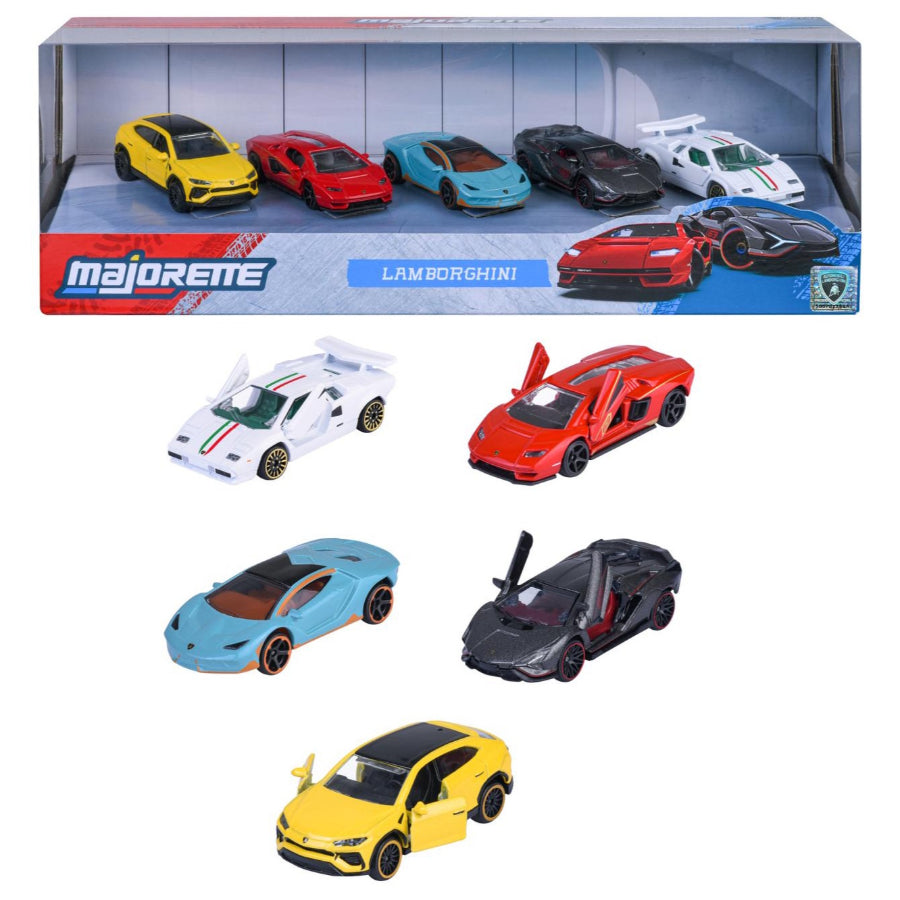 MAJORETTE LAMBORGHINI 5PCS GIFT PACK