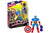 MARVEL SPIDERMAN MIXMASHERS BASIC FIGURE - CAPTAIN AMERICA