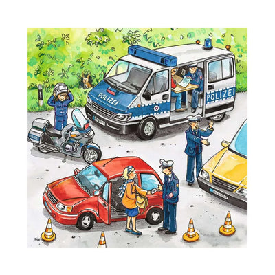 RBURG - POLICE IN ACTION PUZZLE 3X49PC - Toyworld Frankston