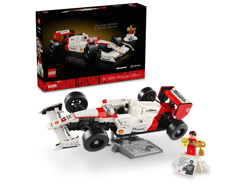 LEGO 10330 ICONS - MCLAREN MP4/4 AND AYRTON SENNA - Toyworld Frankston