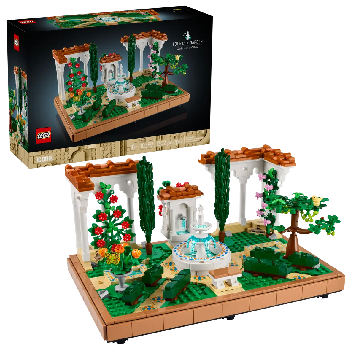 LEGO ICONS 10359 FOUNTAIN GARDEN