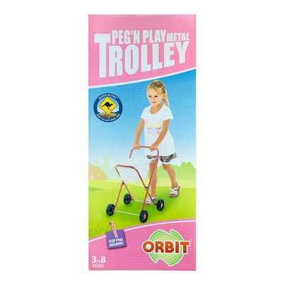 ORBIT - METAL CLOTHES TROLLEY & BASKET - Toyworld Frankston