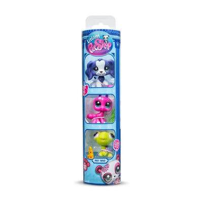 LITTLEST PET SHOP - TRIO IN TUBE 3 PACK SERIES 3 - BACKYARD PETS - Toyworld Frankston
