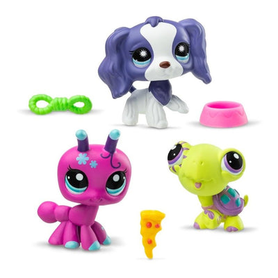 LITTLEST PET SHOP - TRIO IN TUBE 3 PACK SERIES 3 - BACKYARD PETS - Toyworld Frankston