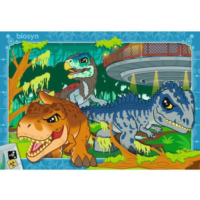RAVENSBURGER JURASSIC WORLD LIVIN THE WILD LIFE 2X24 PIECE PUZZLE