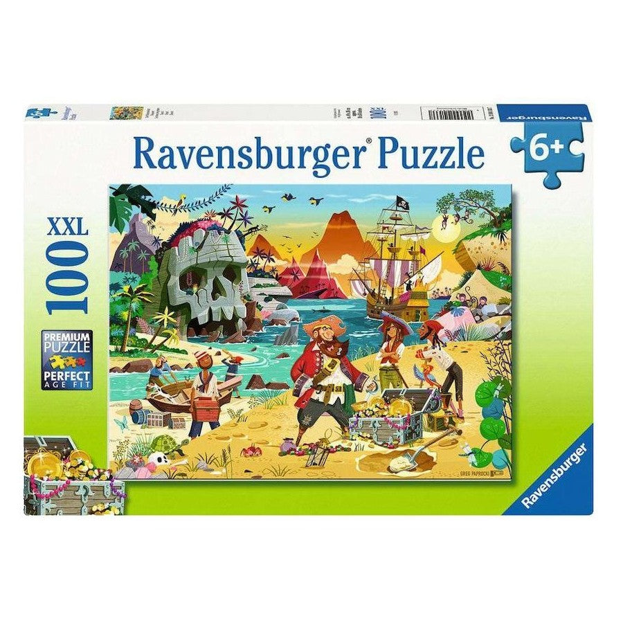 RAVENSBURGER PIRATES TREASURE 100 PIECE PUZZLE