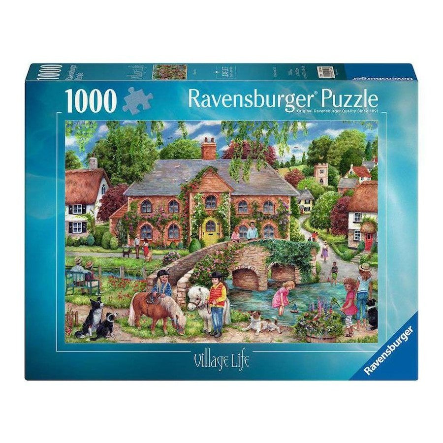 RAVENSBURGER VILLAGE LIFE 1000 PIECE PUZZLE