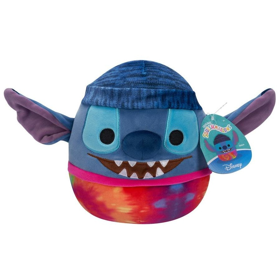 SQUISHMALLOWS 10 INCH - DISNEY STITCH TYE DIED WITH BEANIE - Toyworld Frankston