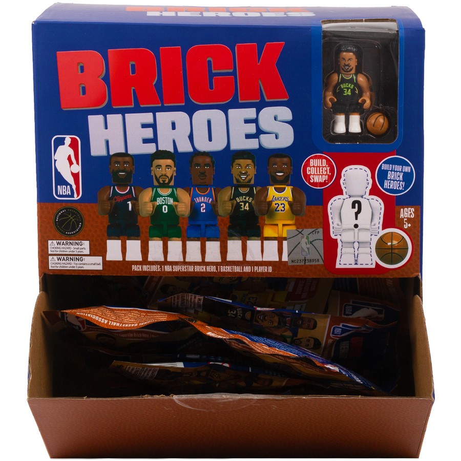 NBA BRICK HEROES  - FIGURE BLIND BAG ASSORTMENT - Toyworld Frankston