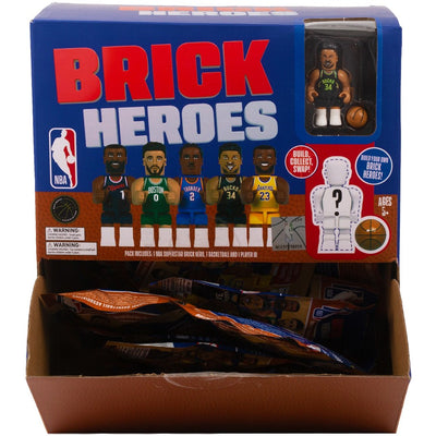 NBA BRICK HEROES  - FIGURE BLIND BAG ASSORTMENT - Toyworld Frankston