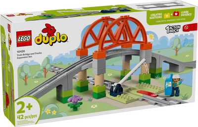 LEGO DUPLO 10426 TRAIN BRIDGE AND TRACKS EXPANSION SET - Toyworld Frankston