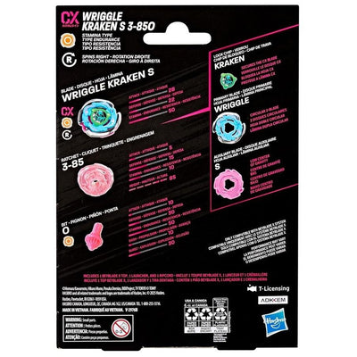 BEYBLADE X STARTER PACK - WRIGGLE KRAKEN S 3-850