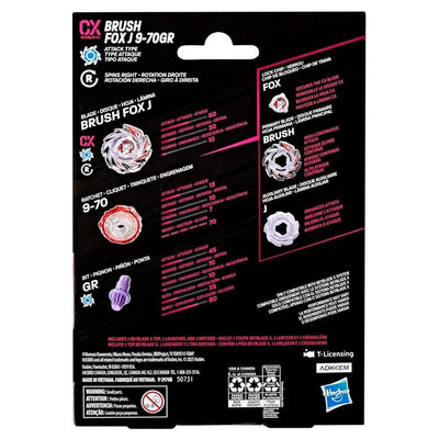 BEYBLADE X STARTER PACK - BRUSH FOX J 9-70GR