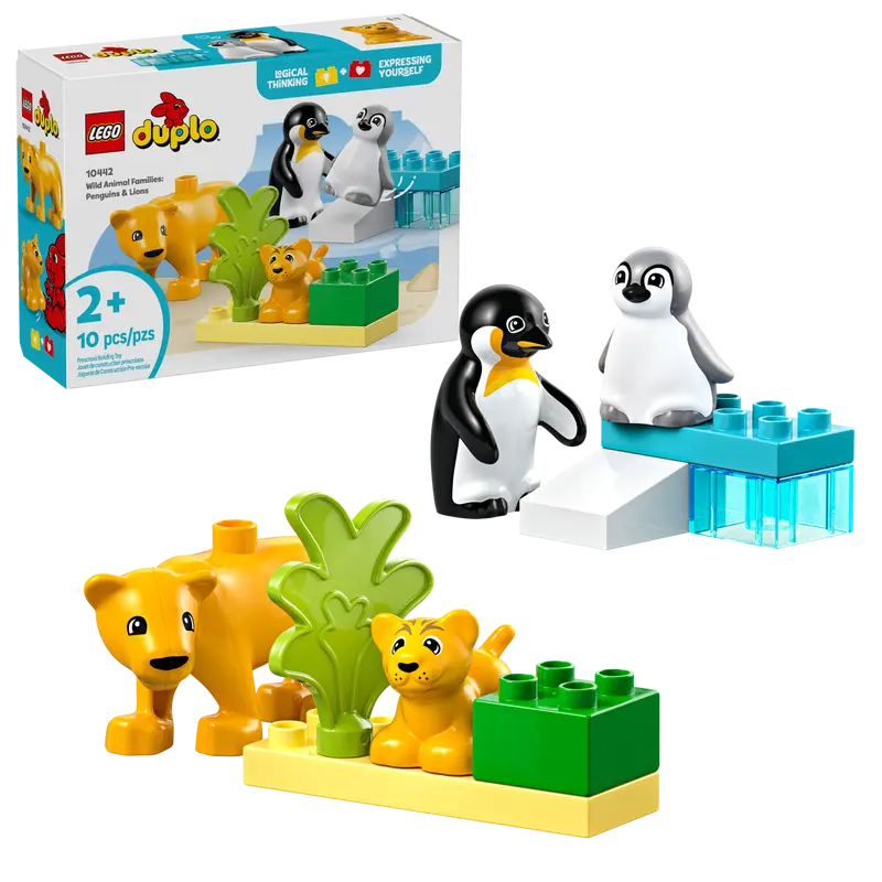 LEGO DUPLO 10442 WILD ANIMAL FAMILIES PENGUINS AND LIONS