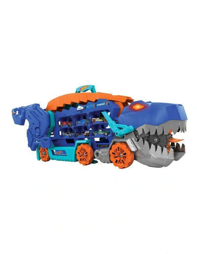 HOT WHEELS CITY ULTIMATE T-REX HAULER TRANSPORTER PLAYSET