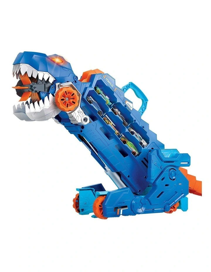 HOT WHEELS CITY ULTIMATE T-REX HAULER TRANSPORTER PLAYSET