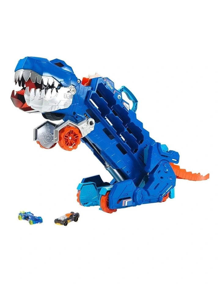 HOT WHEELS CITY ULTIMATE T-REX HAULER TRANSPORTER PLAYSET