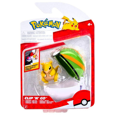 POKEMON CLIP 'N' GO - SANDSHREW + NEST BALL - Toyworld Frankston