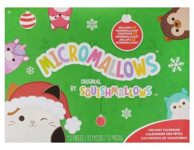 SQUISHMALLOWS MICROMALLOWS 12 PIECE ADVENT CALENDAR