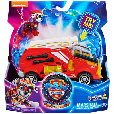 PAW PATROL - THE MIGHTY MOVIE - MARSHALL - MIGHTY MOVIE FIRE TRUCK - Toyworld Frankston