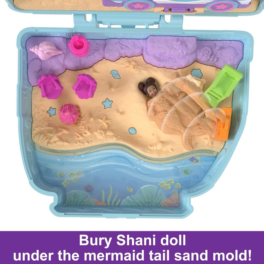 POLLY POCKET - SEASIDE PUPPY RIDE COMPACT