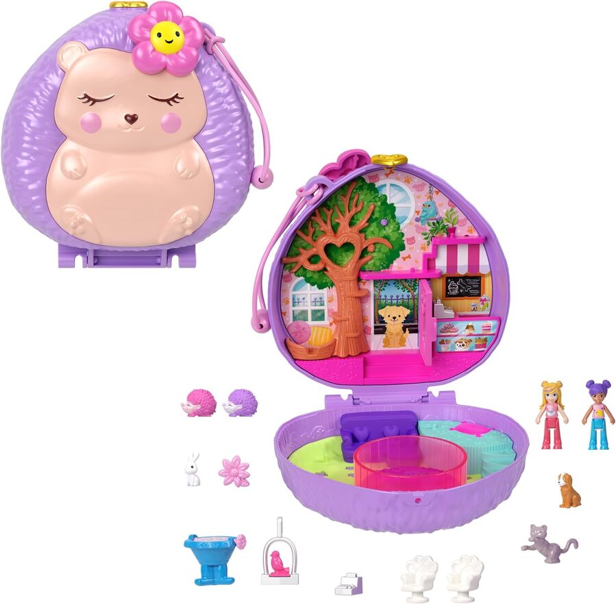 POLLY POCKET - HEDGEHOG COFFEE SHOP COMPACT