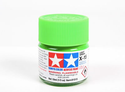 TAMIYA ACRYLIC PAINT MINI X-15 LIGHT GREEN