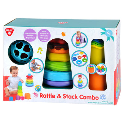 PLAYGO RATTLE & STACK COMBO - Toyworld Frankston
