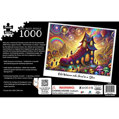 PUZZLE MASTER OLD WOMAN WHO LIVED IN A SHOE 1000 PIECE