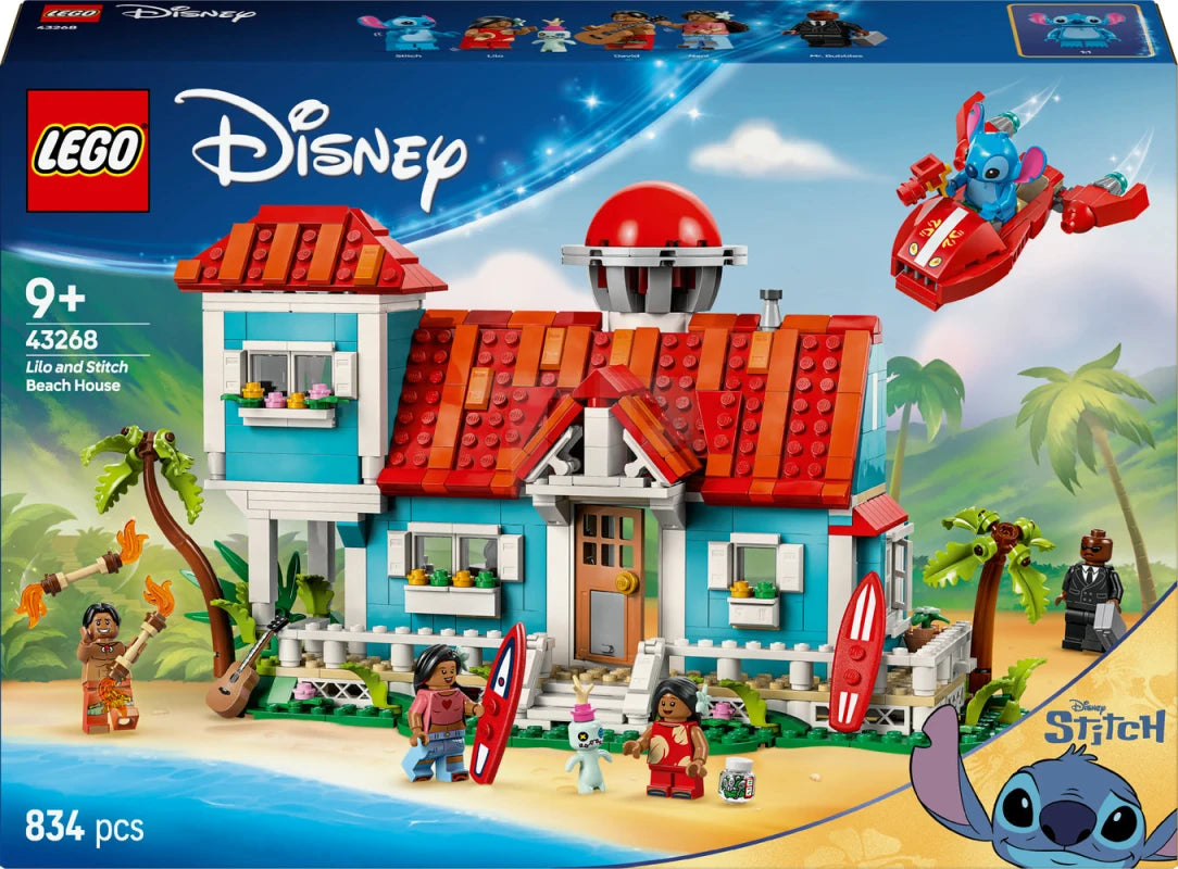 LEGO DISNEY 43268 LILO AND STITCH BEACH HOUSE - Toyworld Frankston