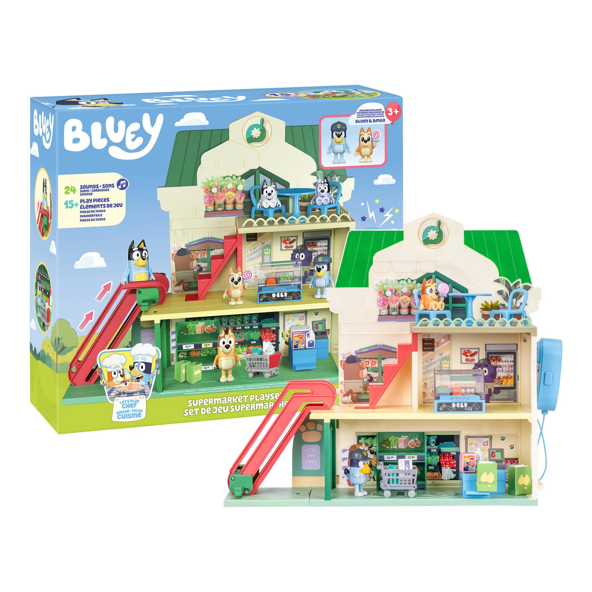 BLUEY - SUPERMARKET PLAYSET