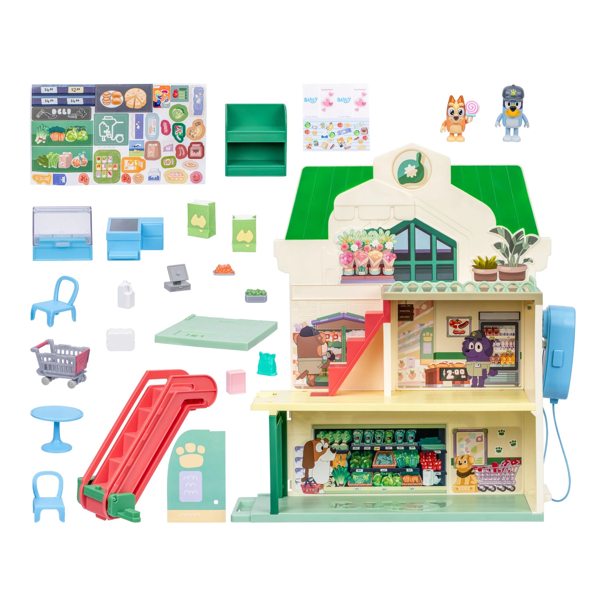 BLUEY - SUPERMARKET PLAYSET