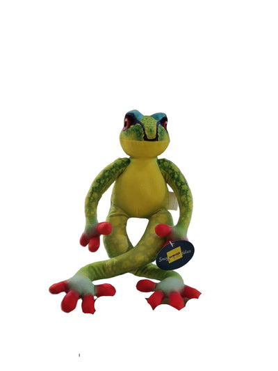 SNUGGLE BUDDIES TREE FROG 30CM - GREEN YELLOW