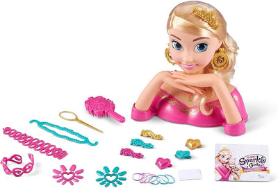 ZURU SPARKLE GIRLZ STYLING HEAD WITH FANTASY NAIL DESIGN - Toyworld Frankston