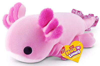 HUG A LUMPS LOVE SERIES 1 - SMALL WEIGHTED PLUSH - ANNIE THE AXOLOTL