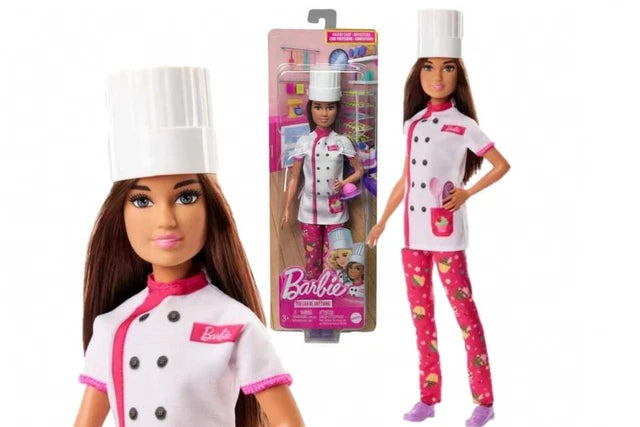 BARBIE YOU CAN BE ANYTHING - PASTRY CHEF DOLL - Toyworld Frankston