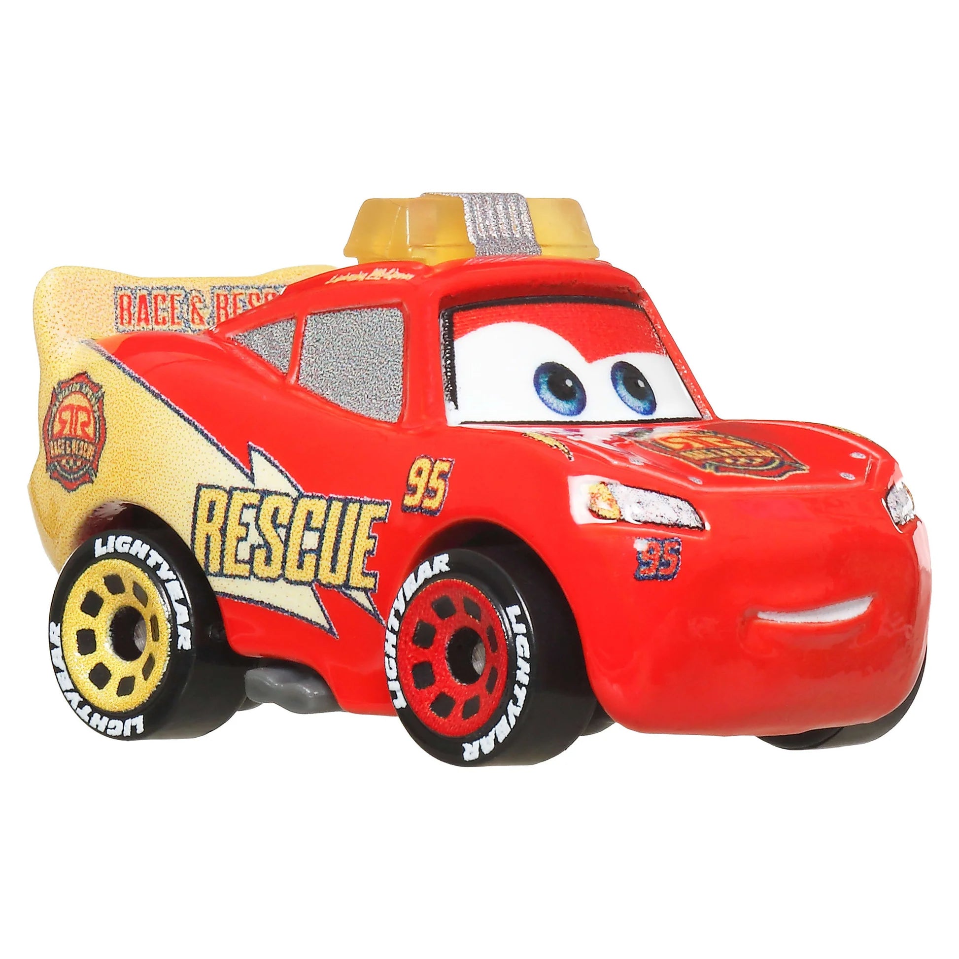 DISNEY CARS MINI RACERS - RACE & RESCUE LIGHTNING MCQUEEN - Toyworld Frankston
