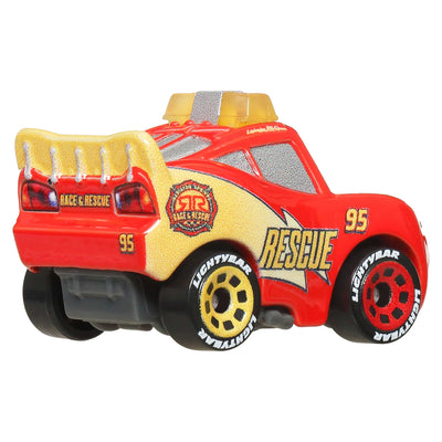 DISNEY CARS MINI RACERS - RACE & RESCUE LIGHTNING MCQUEEN - Toyworld Frankston