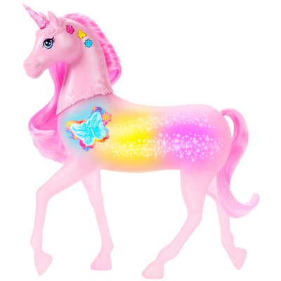 BARBIE SPARKLE LIGHTS UNICORN - Toyworld Frankston