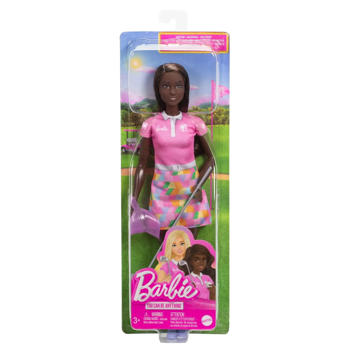 BARBIE YOU CAN BE ANYTHING - GOLFER FASHION DOLL - Toyworld Frankston